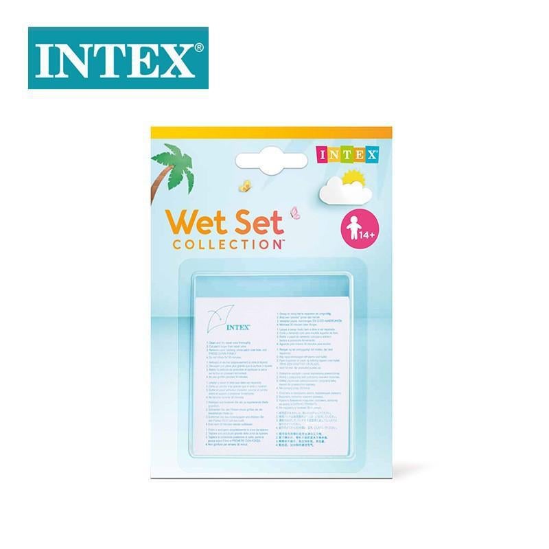 انتكس رقعة إصلاح INTEX 59631 للقوارب القابلة للنفخ ومراتب الهواء وحمامات السباحة - لاصقة ذاتية من PVC - Image 1