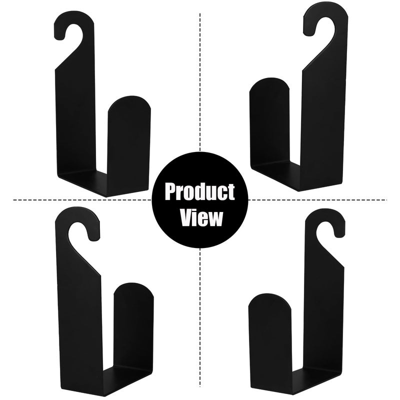 ORILEY حامل خرطوم الحديقة MS متين ثقيل الوزن مثبت على الحائط لحامل خرطوم الري محمول للفناء والخارج (أسود، عبوة من 1) - Image 3