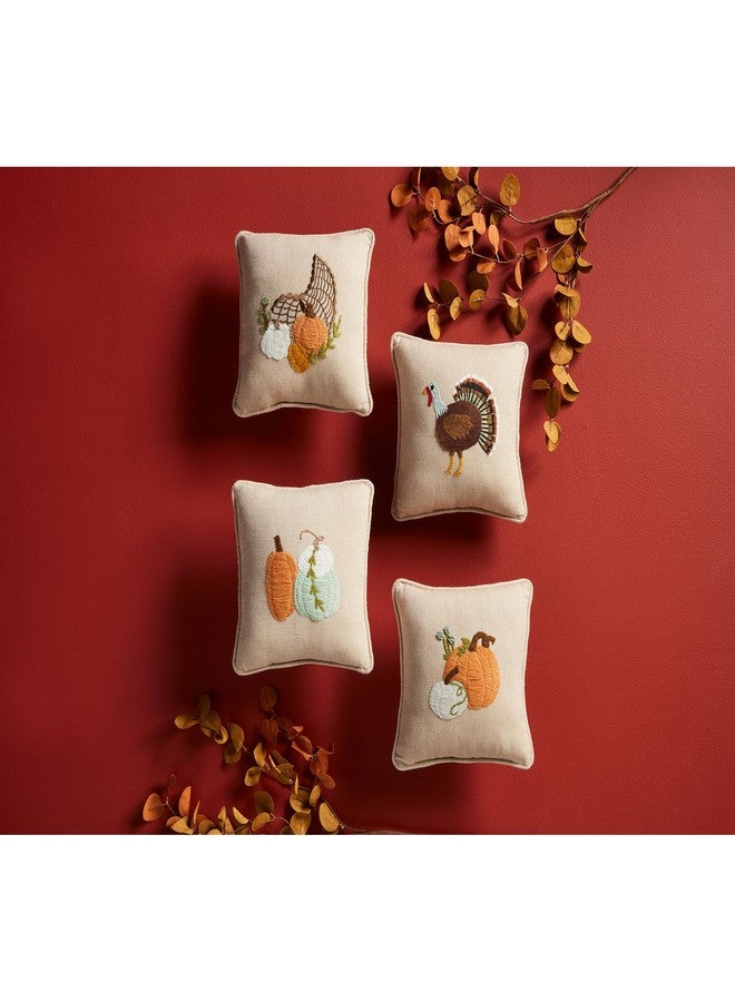 مد باي وسادة مطرزة من مود باي، قرن الوفرة، 8 بوصات × 8 بوصات - Image 2