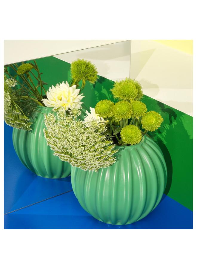 Zaboon Vase, green, 15 cm - Image 3