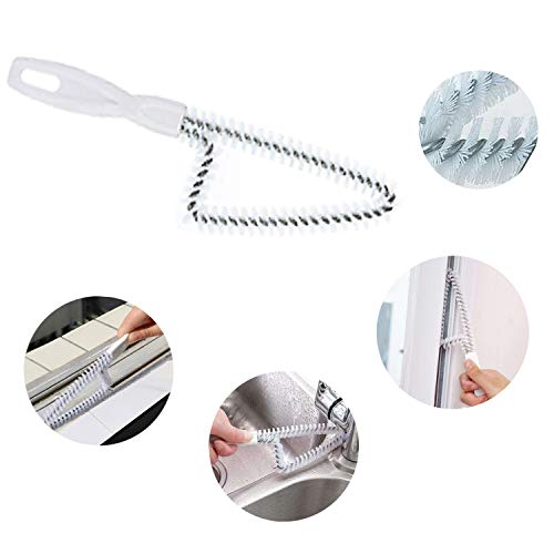 Runloon 8 Pcs Hand-held Groove Gap Cleaning Tools,Door Window Track Cleaning Tools Groove Corner Crevice Cleaning Brushes for Sliding Door/Tile Lines/Shutter/Car Vents/Air Conditioner/Keyboard - Image 5