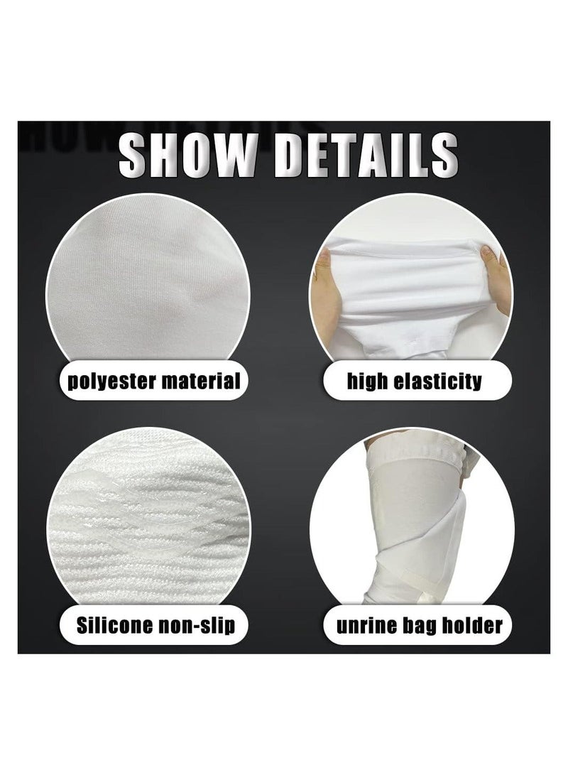 Y&D Urinary Leg Bag Holder for Incontinence Patient, Catheter Holder, Sleeves Urine Thigh Foley Drainage Stabilization Device, Cover (M) - Image 2