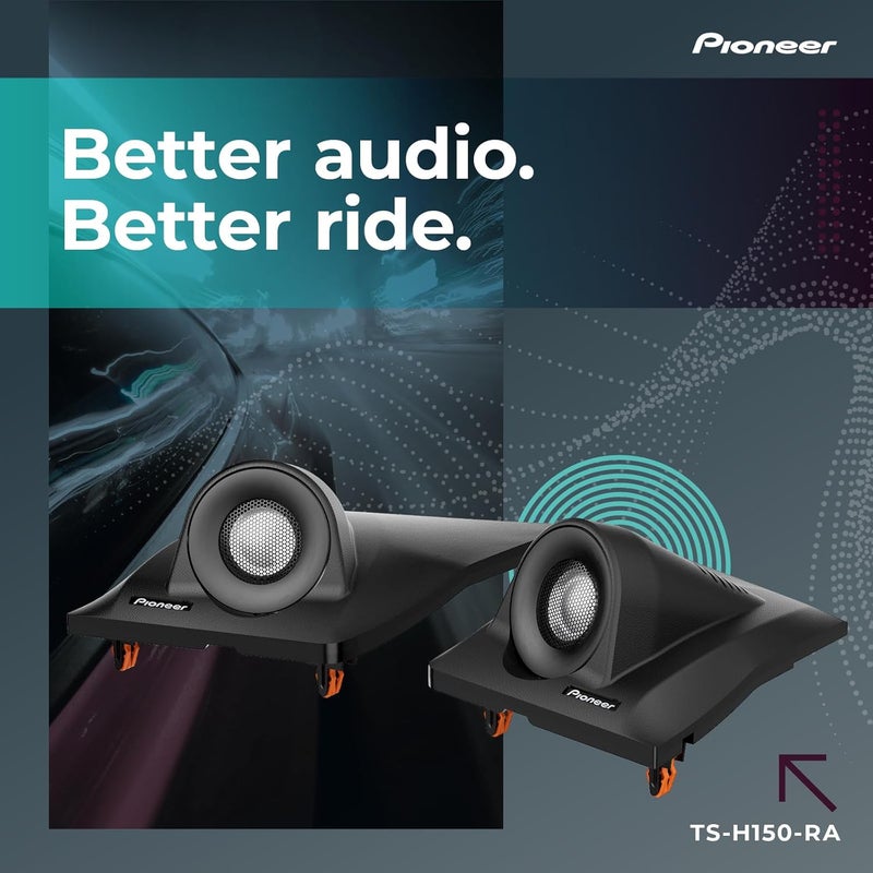 Pioneer Pioneer TSH150RA 118 Hard Dome Tweeters for Select 2018 and Up Toyota RAV4 Vehicles Direct Fit Upgraded Car Speakers Pair - Image 2