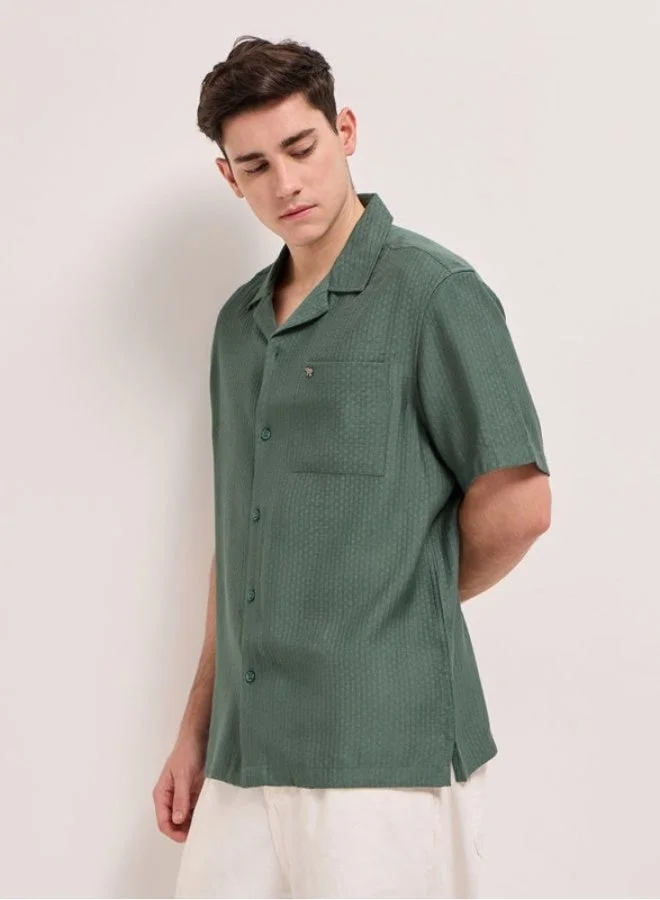 THE BEAR HOUSE Men's Shirt for Casual and Formal Wear | Classic Button-Down Style for Office, Daily Use, Travel, Events & All-Season Outfits | Versatile & Stylish Wardrobe Essential for Every Occasion