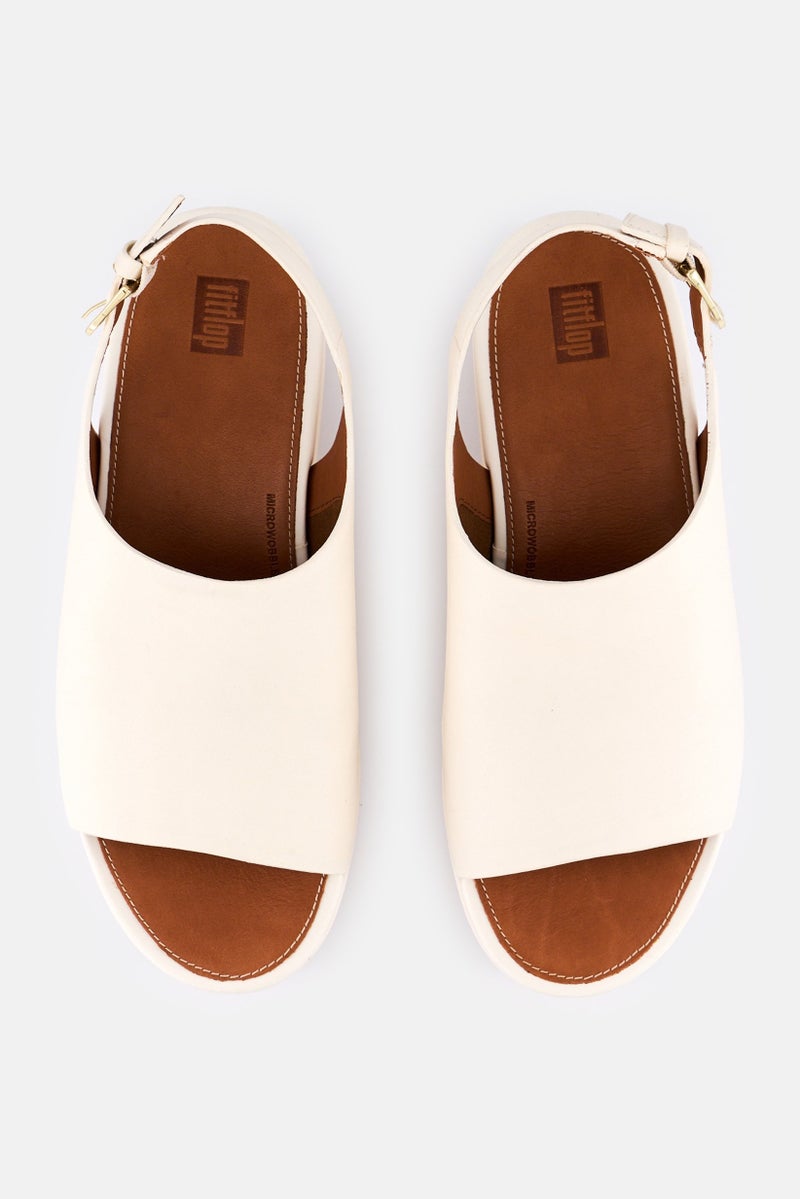 FitFlop صنادل نسائية قابلة للتعديل مع مشبك، بيضاء - Image 3