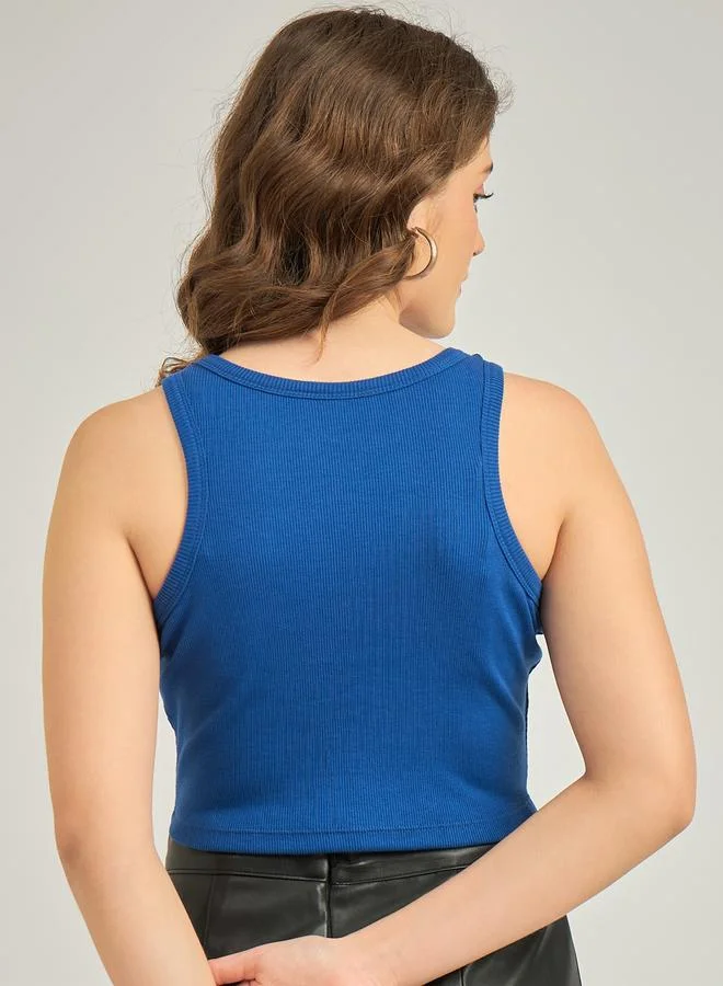 أوجيدر بلوزة تانك بلا أكمام بحافة غير متماثلة الطول