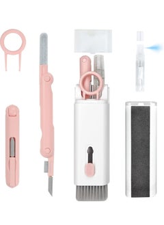 ELTRAZONE 7-in-1 Electronic Cleaner Kit - Portable Cleaning for Airpods Laptop, Keyboard, with Cleaning Pen Brush Spray for Phone iPad Computer Screen/Keyboard/Headphones/Bluetooth Earphones  - Image 1