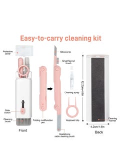 ELTRAZONE 7-in-1 Electronic Cleaner Kit - Portable Cleaning for Airpods Laptop, Keyboard, with Cleaning Pen Brush Spray for Phone iPad Computer Screen/Keyboard/Headphones/Bluetooth Earphones  - Image 2