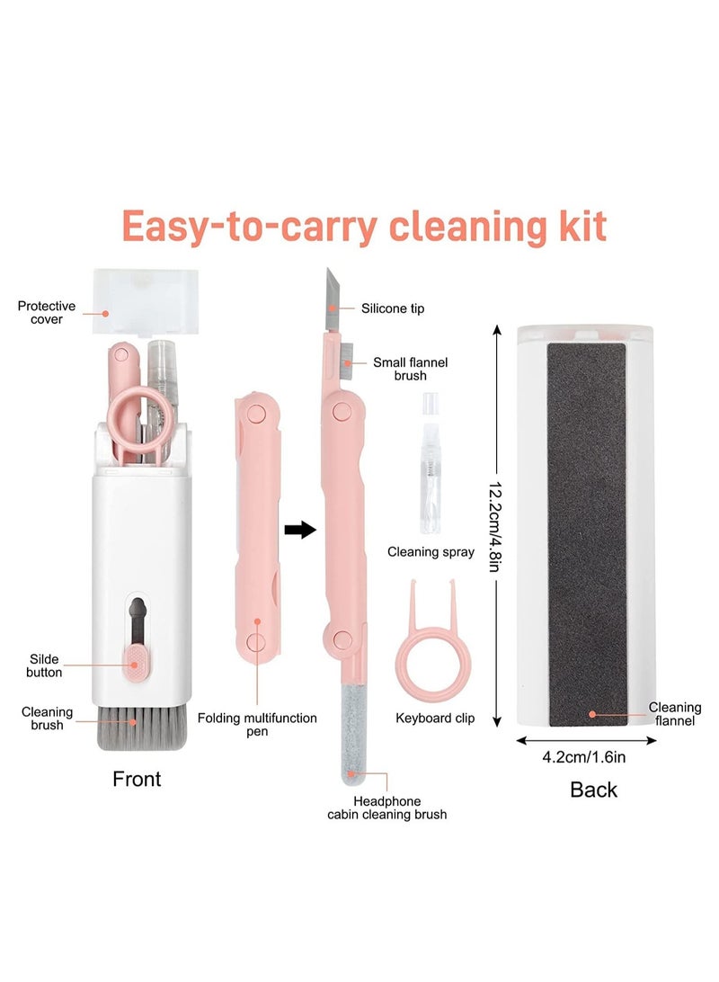 ELTRAZONE 7-in-1 Electronic Cleaner Kit - Portable Cleaning for Airpods Laptop, Keyboard, with Cleaning Pen Brush Spray for Phone iPad Computer Screen/Keyboard/Headphones/Bluetooth Earphones  - Image 2
