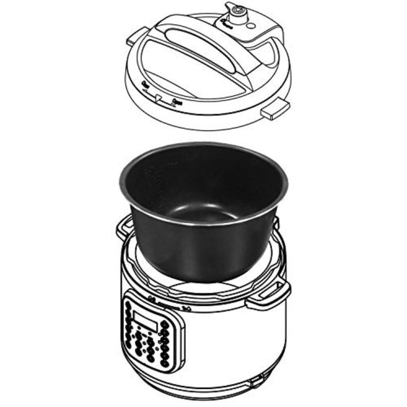 قدر طبخ داخلي سيراميك - 8 كوارت IPCERAMIC60 - Image 5