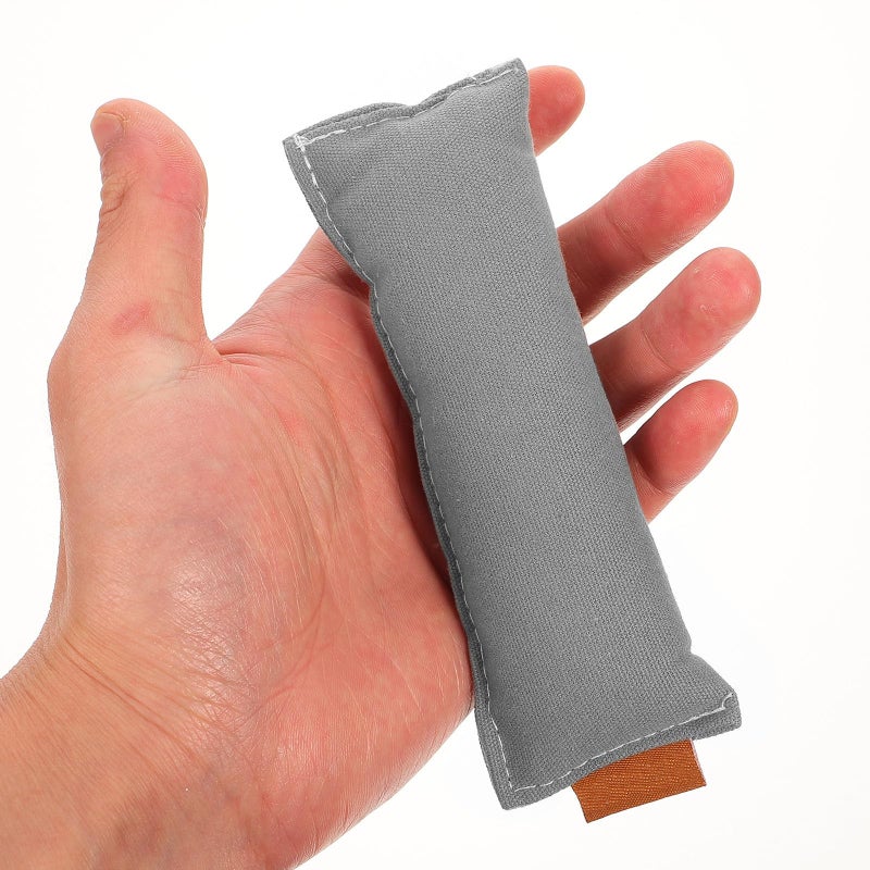 2Pcs Cotton Non Slip Wrist Elbow Mat Pad 13x5cm Light Grey Anti Fatigue Office Desk Support - Image 5