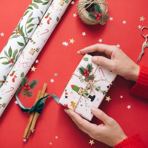 YGbridge Christmas Floral Picks, 30Pcs Pine Cone Holly Berry Stems for Crafts, Artificial Christmas Picks and Sprays, Red Berry Branches Greenery for Christmas Home Decor, Garland, Wreath (30) - Image 3