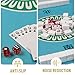 SiDreea Mahjong Mat 324324 Inch Noise Reduction AntiSlip Mahjong Mat for Table Mahjong Table Mat for Poker Card Board Games Table Mat Tile Games Dominoes - Image 4