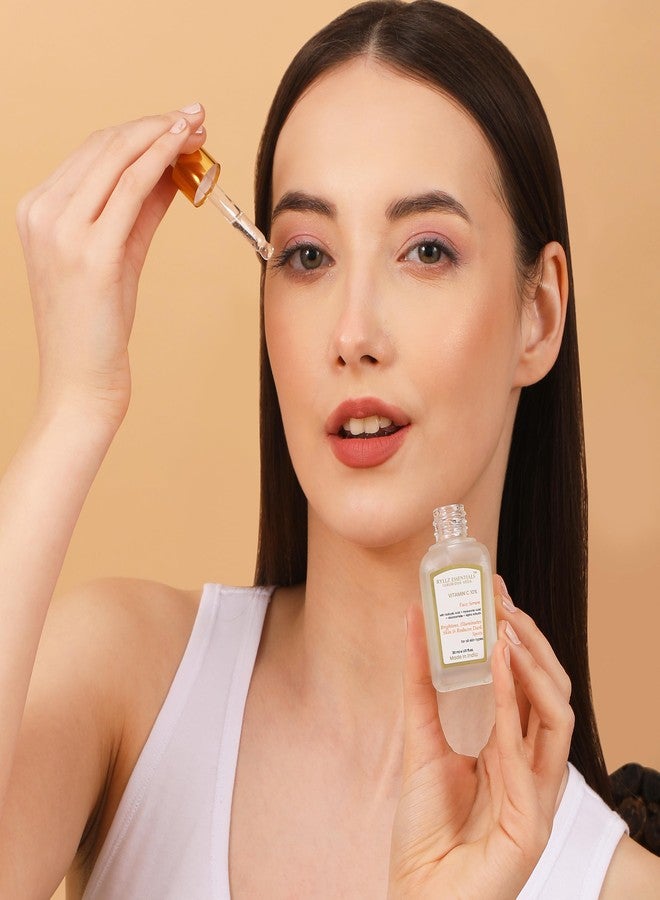 RYLLZ ESSENTIALS 10% VITAMIN C FACE SERUM|with Salicylic Acid,Niacinamide,Alpha Arbutin & Hyaluronic Acid|For Glowing Skin,Dark Spots,Oil Control,Open Pores,Uneven & Dull Skin|For All Skin Types|30ml - Image 3