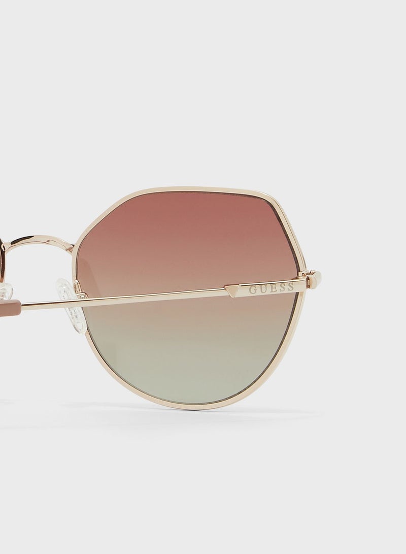 GUESS Pentagon Sunglasses - Image 3