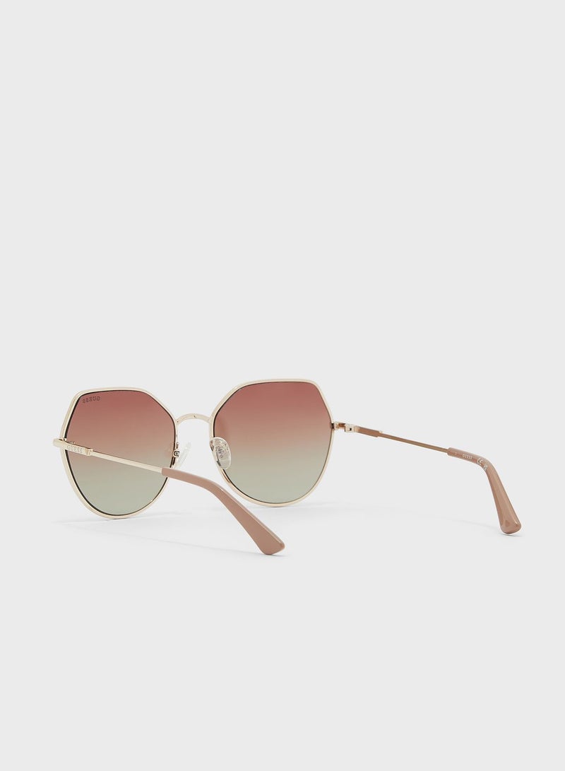 GUESS Pentagon Sunglasses - Image 2