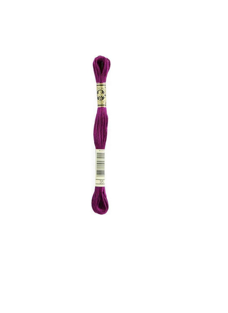 DMC DMC 6-Strand Embroidery Cotton 8.7 yard Very Dark Fuchsia  - Image 3