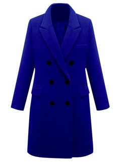Loquat Autumn And Winter Women's Long Loose Woolen Overcoat 
