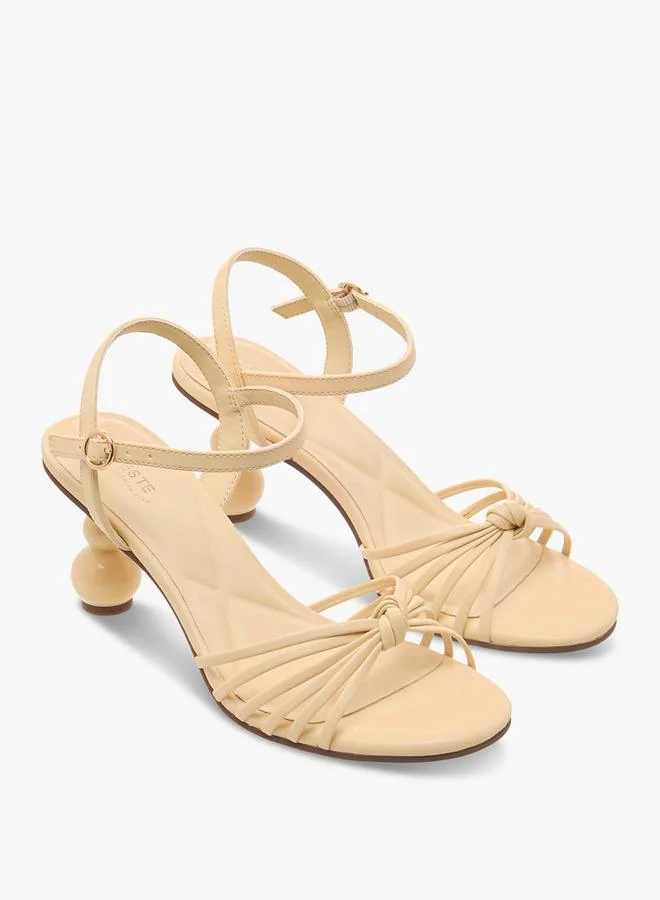 سيليست Women Stylised Heel Ankle Strap Sandals