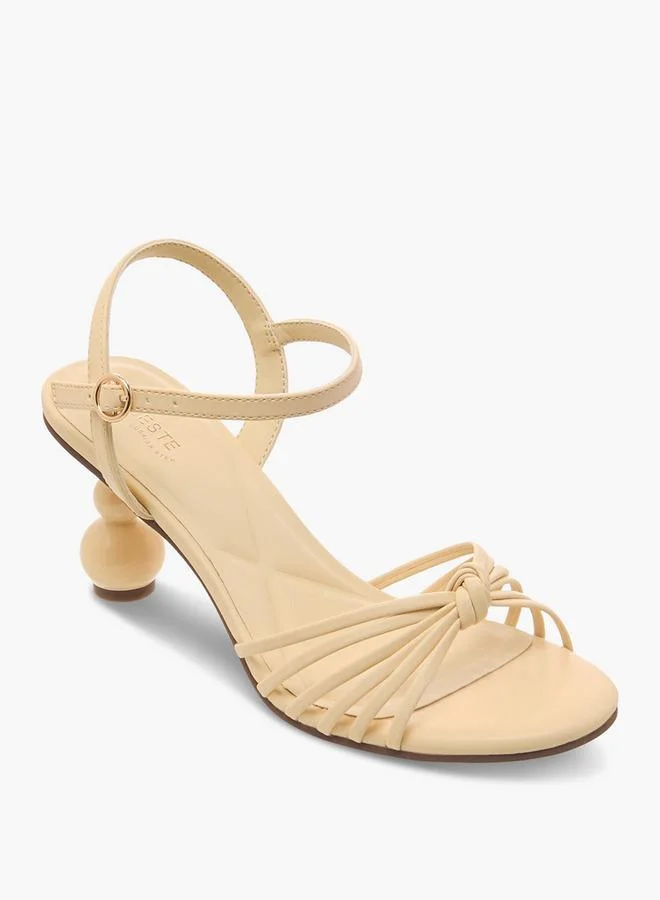 سيليست Women Stylised Heel Ankle Strap Sandals