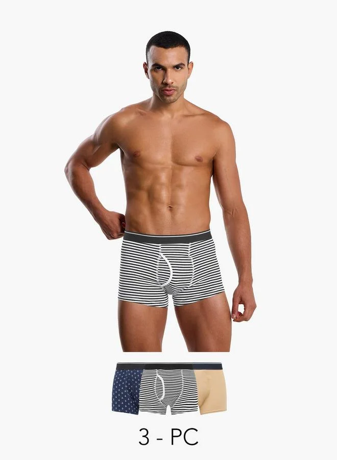 Splash FAV Men's Assorted Trunks - Pack of 3