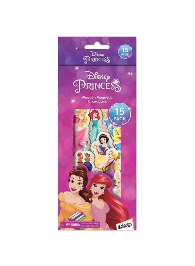 ديزني شخصيات ديزني برينسيس خشبية مغناطيسية - Image 1