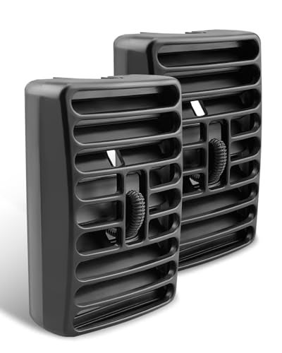 Quaneguzy 5DP55TAZ Console Air Vent Fit for Jeep Wrangler TJ 1997-2006, for Jeep Cherokee 1997-2001, for Dashboard Air Vent Driver Passenger Side 2Pcs - Image 1