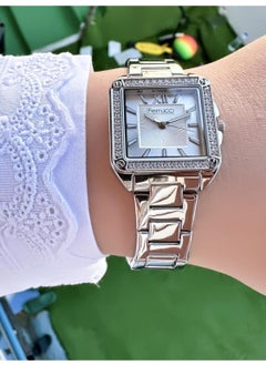 Ferrucci square Vintage Women's Metal Band Wristwatch  - Image 2