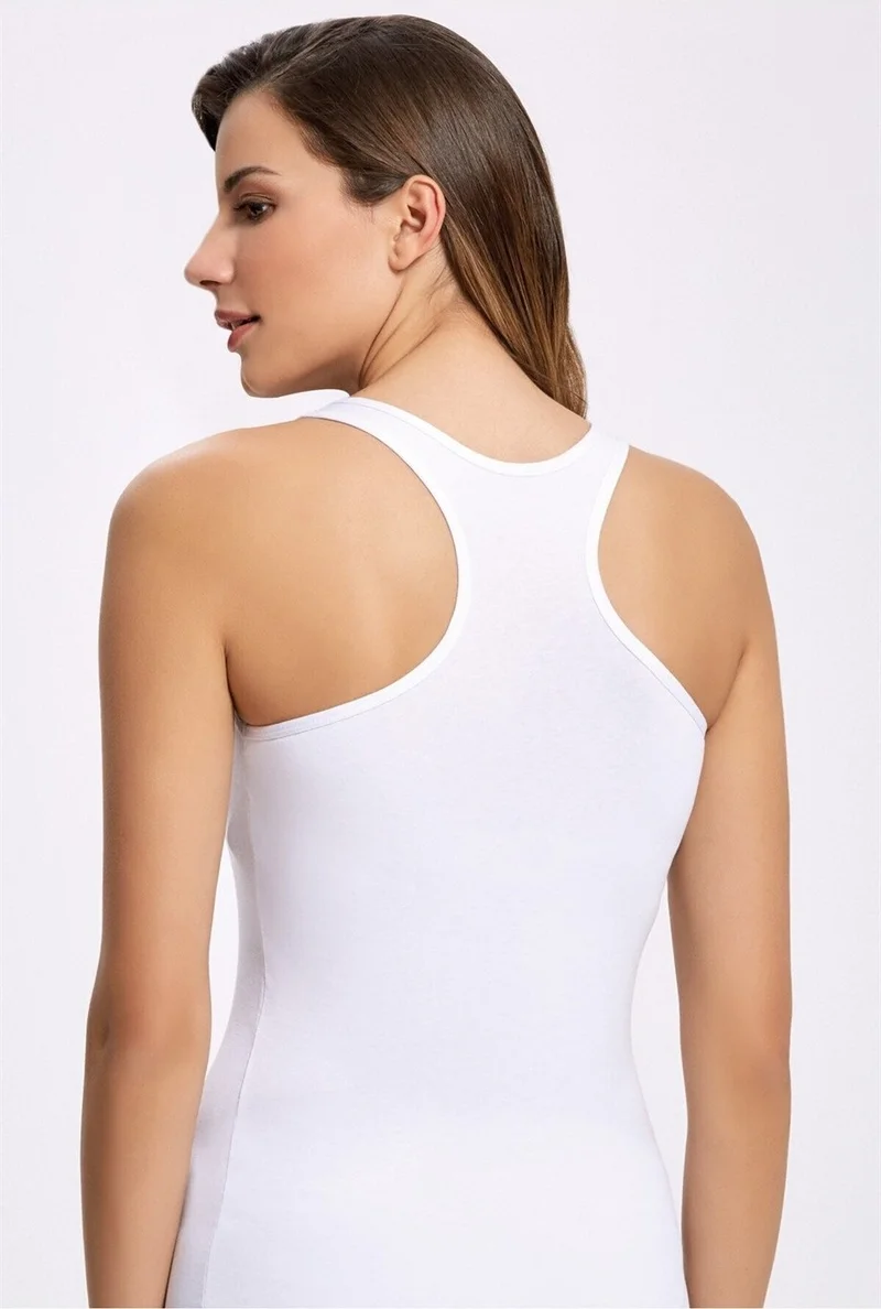 Arma Yıldız Arma Star Women's White Lycra Sports Undershirt 3-Pack