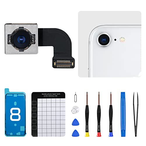 DGSCSMY for iPhone 8 Back Camera Replacement OEM Module 12MP Main Rear Lens Parts for iPhone8 with Wide Lens OIS HDR Photos 4K Video Flex Cable Fix Repair Full Assemble Tools Kit A1863 A1905 A1906 - Image 1