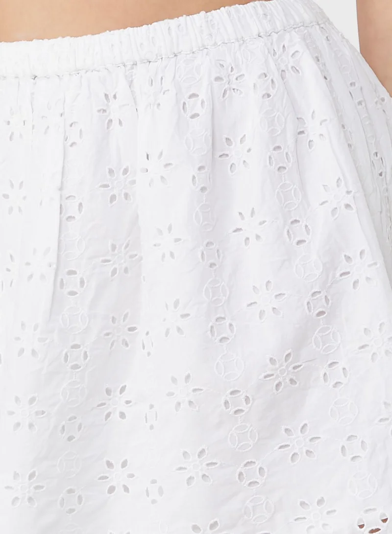 TOPSHOP High Waist Pleated Skirt