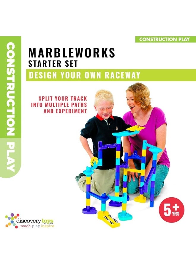 Discovery Toys Discovery Toys MARBLEWORKS Marble Run Starter | Kid-Powered Learning | STEM Educational Building Block Toy Learning & Childhood Development 5 Years Old and Up  - Image 4