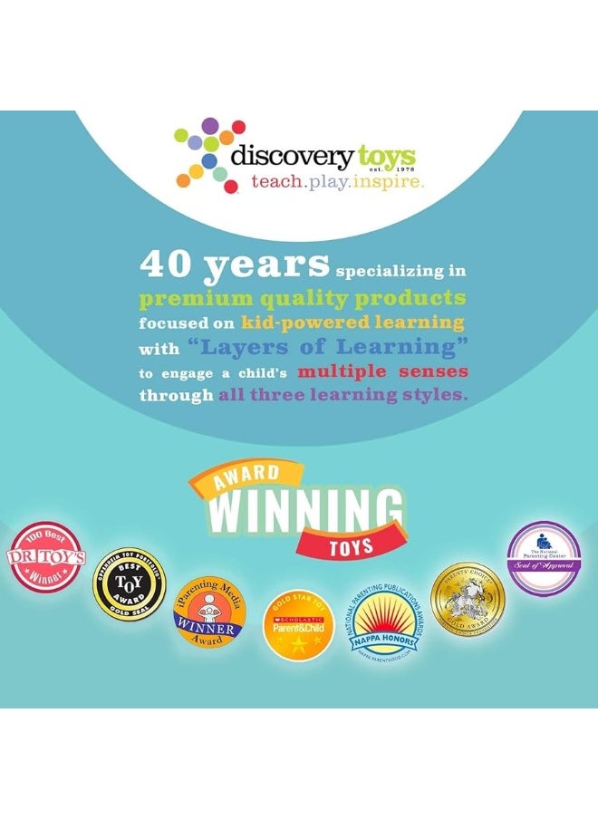Discovery Toys Discovery Toys MARBLEWORKS Marble Run Starter | Kid-Powered Learning | STEM Educational Building Block Toy Learning & Childhood Development 5 Years Old and Up  - Image 1