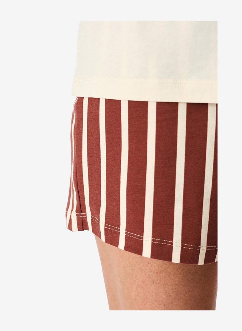 Penti Women Sisterhood Short Sleeve Shorts Multicolour Pyjama Set - Image 3