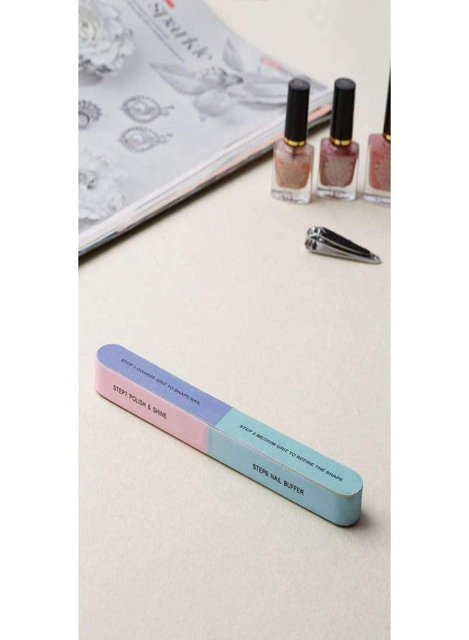 Kiyaan Buffers for Women Girls, Natural Emery Boards Professional Manicure Tools Polishing Nails for Shiny - Image 5