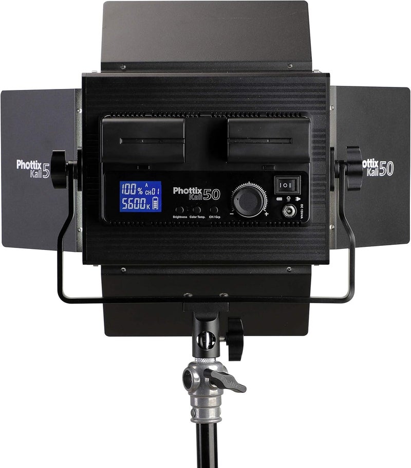 Phottix Kali50 LED Light with Remote Control and Adjustable Color Temperature - Image 3