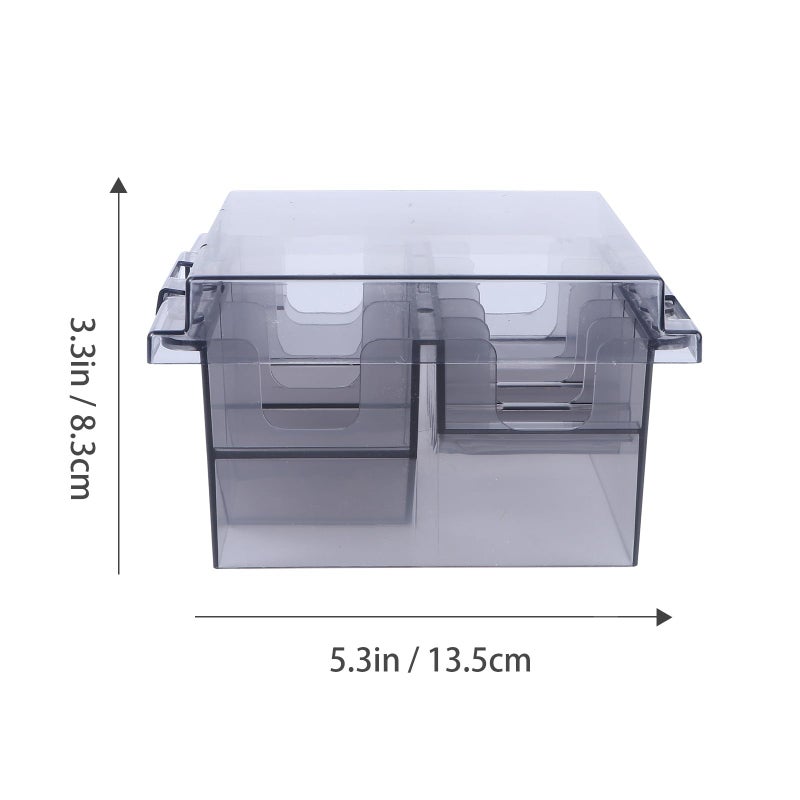 OSALADI Clipper Blade Holder Plastic Storage Box Hair Clipper Blades Storage Case Clipper Guide Comb Organizer Hair Salon Supplies for Barber Hairdresser Stylist Clipper Guard Organizer - Image 2