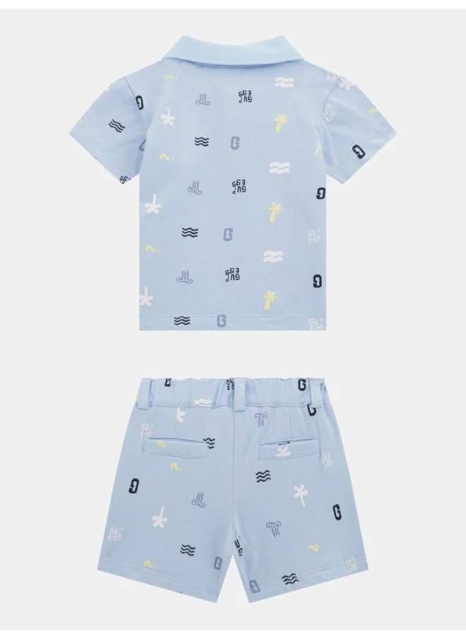 GUESS Kids Short Sleev T-Shirt And Shorts