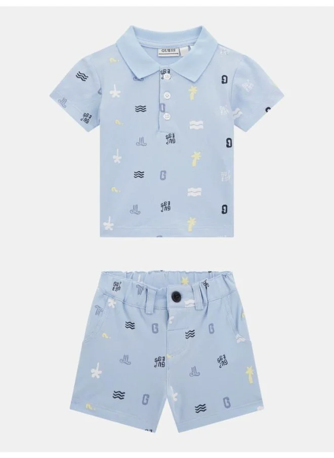 GUESS Kids Short Sleev T-Shirt And Shorts