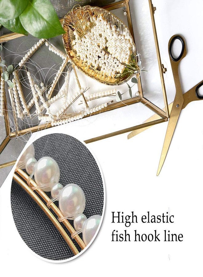 HRBS PEARL HAIR PINS FOR HAIR STYLING HAIR CLIPS PINS BARRETTE TIES HAIR FOR WOMEN GIRLS, ELEGANT HANDMADE FASHION HAIR ACCESSORIES PEARL HAIR CLIP/HAIRPINS FOR PARTY JEWELRY- 5 PCS - Image 4
