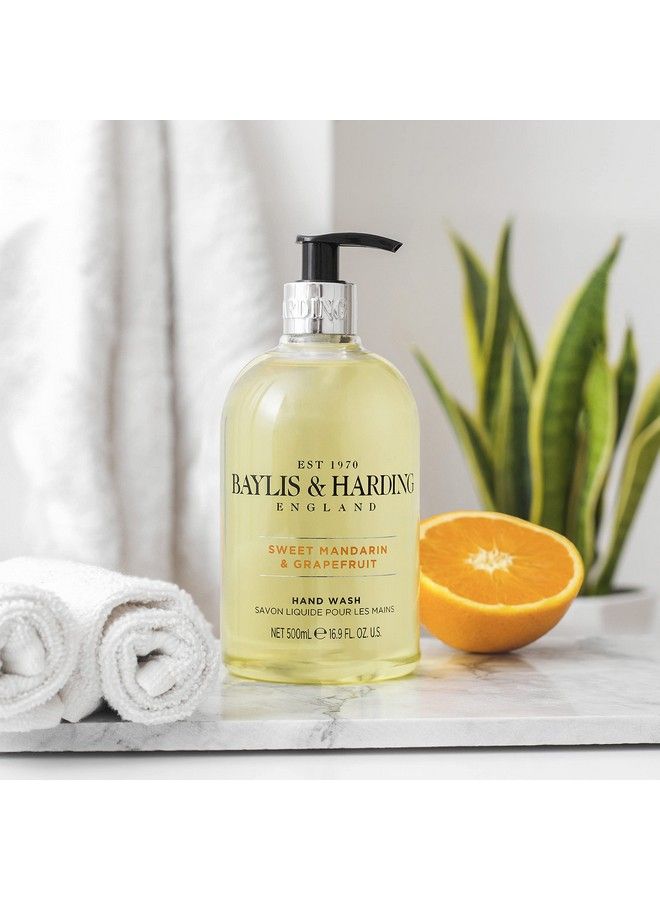 Baylis & Harding Sweet Mandarin & Grapefruit 16.9 Ounces Hand Wash Pack Of 3 - Image 5