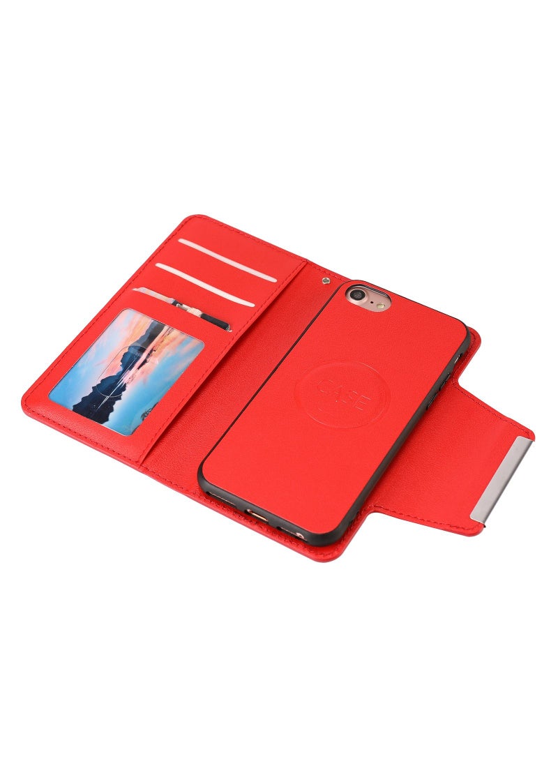 Suteni Flip Cover Card Slots Leather Phone Case for Vivo - Image 3