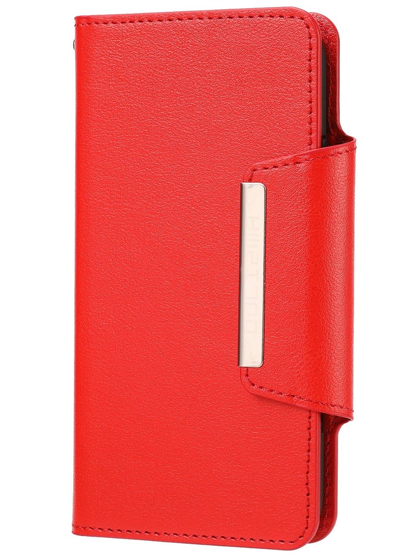 Suteni Flip Cover Card Slots Leather Phone Case for Vivo - Image 1