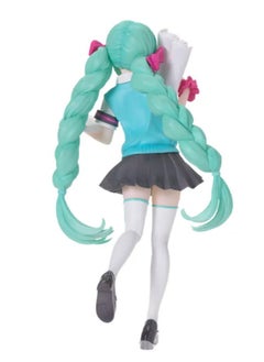 General Hatsune Miku school uniform beautiful girl Hatsune cartoon anime style prize figure suitable for fans and friends as gifts  - Image 4