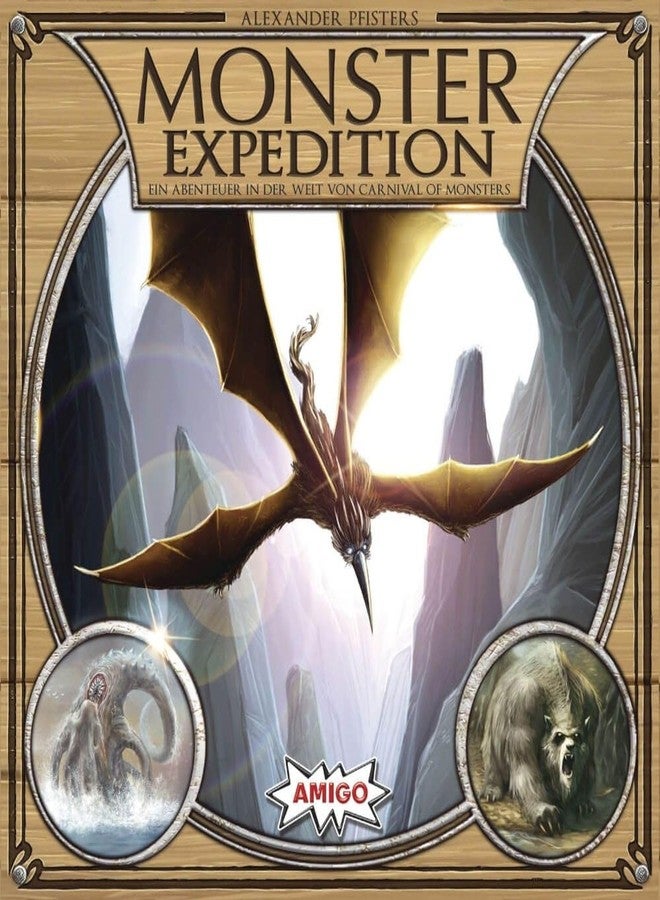 AMIGO Games Alexander Pfister's Monster Expedition - Exciting Dice-Rolling Adventure Game for 1-4 Players Ages 12+ - Solo Challenges Included - Image 1