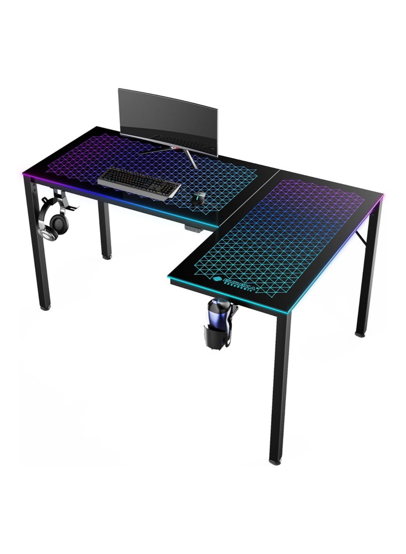 إيوريكا Eureka Ergonomic Gaming RGB 60" L Desk - Image 1