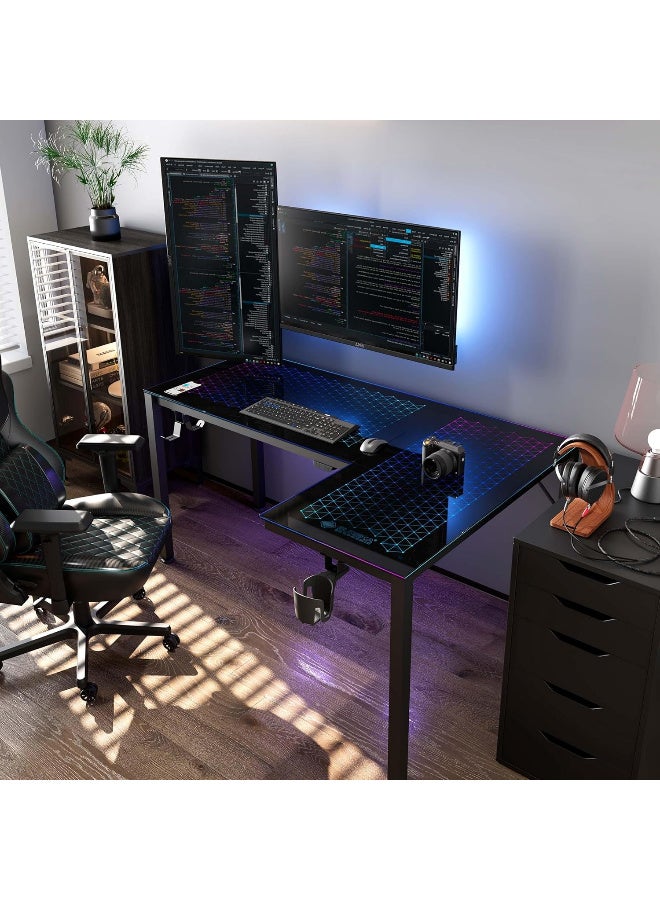 إيوريكا Eureka Ergonomic Gaming RGB 60" L Desk - Image 4