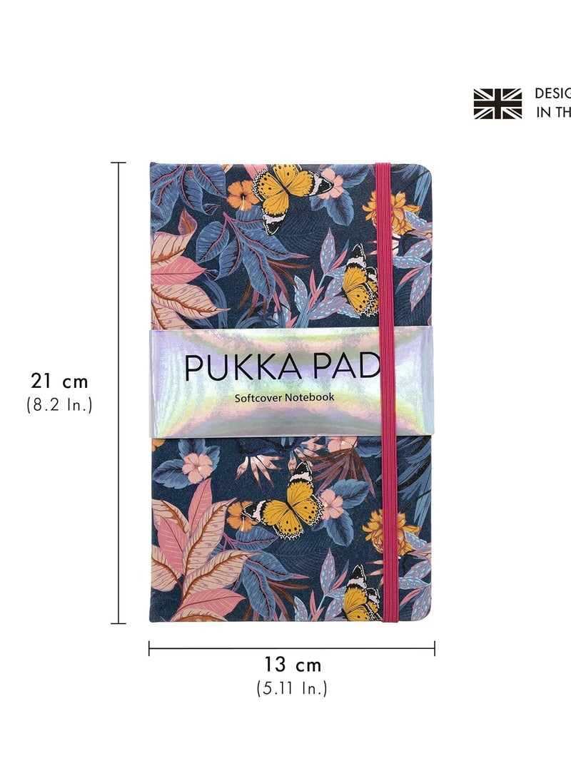 Pukka Pad Bloom Softcover Pad Notebook – 21 x 13cm – Pack of 3 Floral Designs - Image 2