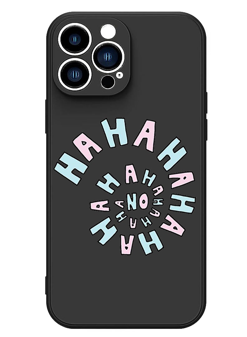 Theodor Protective Slim Fit Case Liquid Silicone Cover with Full Body Protection Anti-Scratch Shockproof Case For iPhone 13 Pro Black  - Hand Mandala copy - Image 1