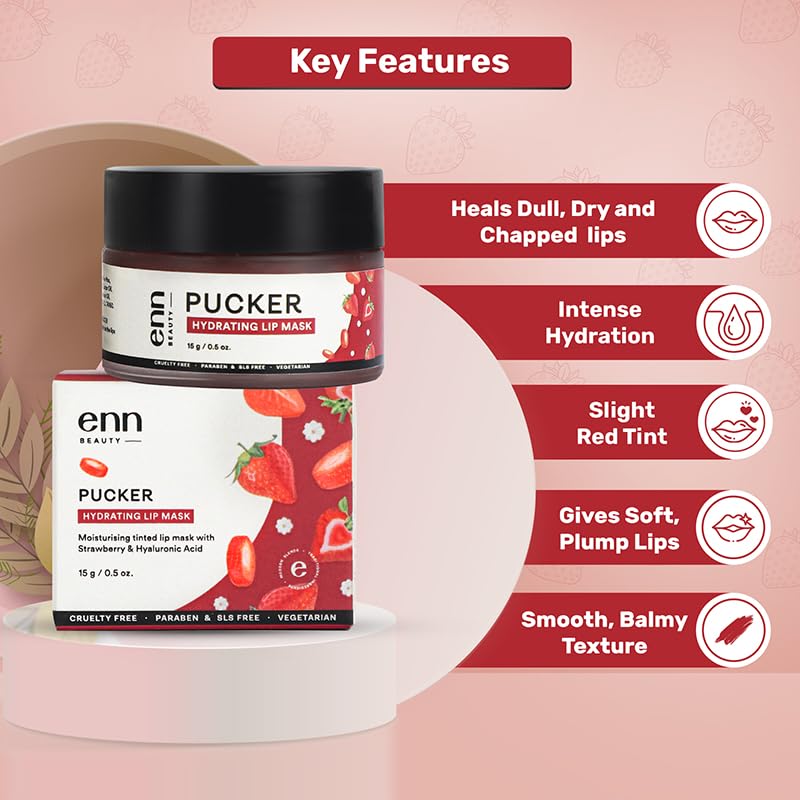 ENN Pucker Hydrating Lip Balm , 15gm - Image 4